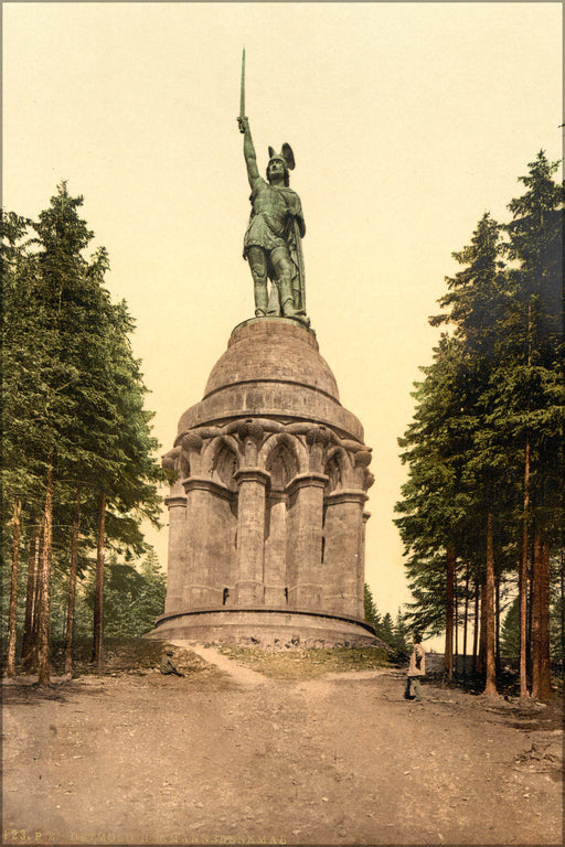 Poster, Many Sizes Available; Hermanns Memorial, Detmold, Lippe, Germany 1890