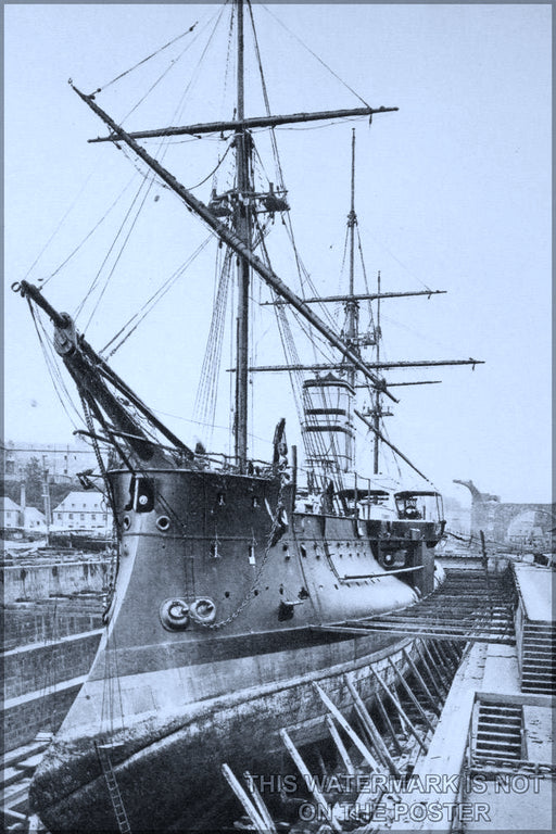 Poster, Many Sizes Available; French Ironclad Battleship Redoutable