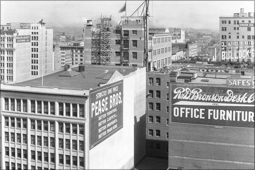 Poster, Many Sizes Available; Panoramic View Of Los Angeles From The Athletic Building, On The Corner Of Olive Street And 7Th Street, Ca.191