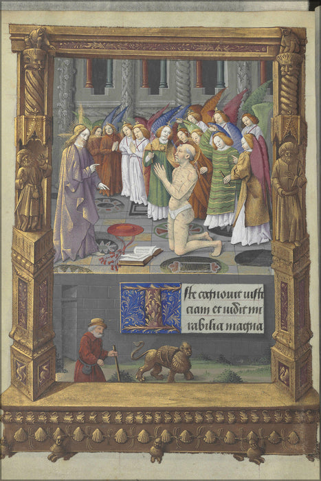 Poster, Many Sizes Available; Heures De Louis De Laval Bnf Lat920 F308V Saint Jerome