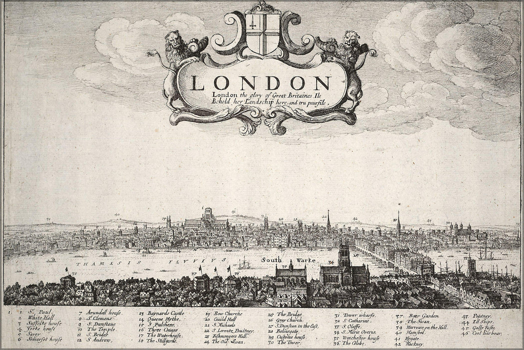 Poster, Many Sizes Available; London, England 17Th Century