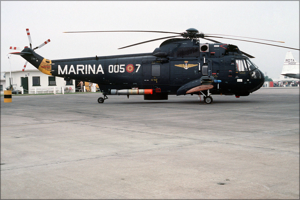 Poster, Many Sizes Available; Spanish Navy Sikorsky Sh-3D Sea King 1977 H-3