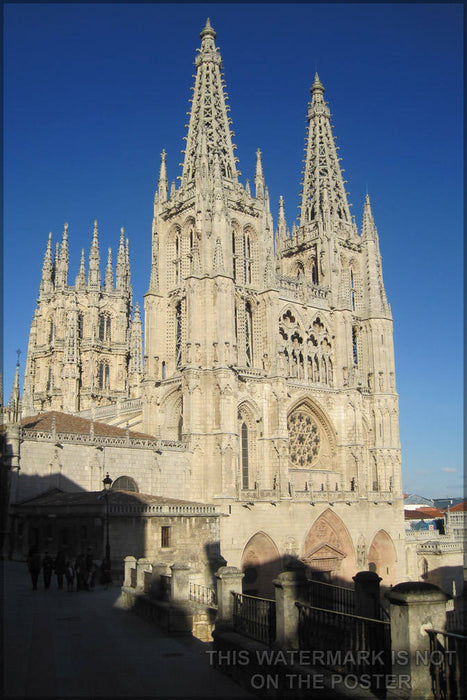 Poster, Many Sizes Available; Burgos Cathedral Spain Gothic Roman Catholic