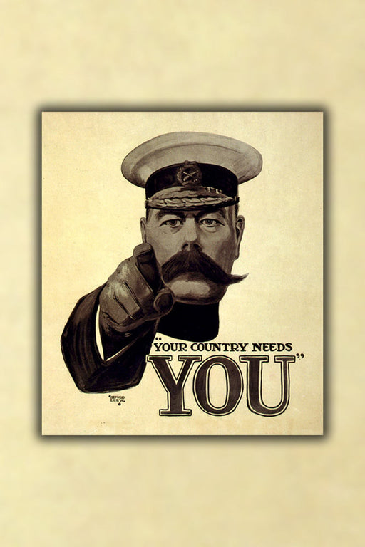 Poster, Many Sizes Available; Lord Kitchener Poster, For British Army Recruiting During World War I (1914)