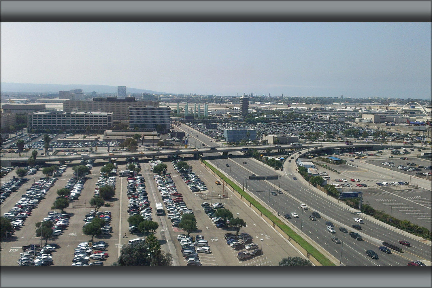 Poster, Many Sizes Available; Los Angeles Airport Lincoln Boulevard Aerial View From North August 2014  #031215