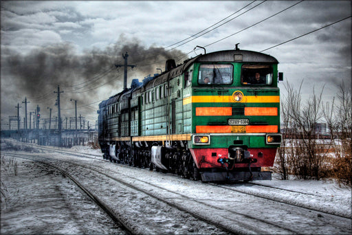 Poster, Many Sizes Available; 2Te10U Russian Locomotive Soviet Train