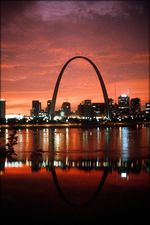 Poster, Many Sizes Available; Gateway Arch, Or Gateway To The West, Is Part Of The Jefferson National Expansion Memorial In St. Louis, Misso