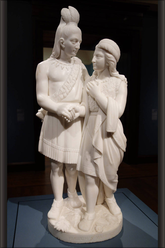 Poster, Many Sizes Available; Hiawatha'S Marriage By Edmonia Lewis, 1871, Marble Cincinnati Art Museum Dsc04532