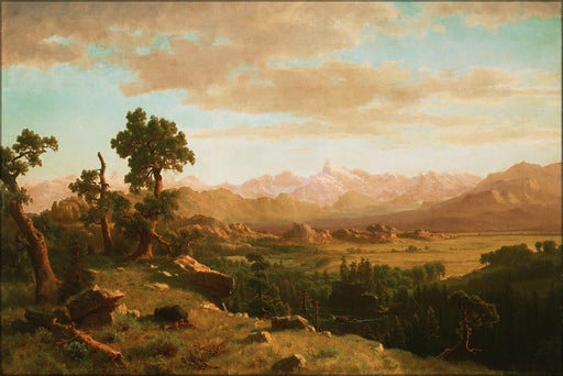 Poster, Many Sizes Available; Albert Bierstadt Wind River Country