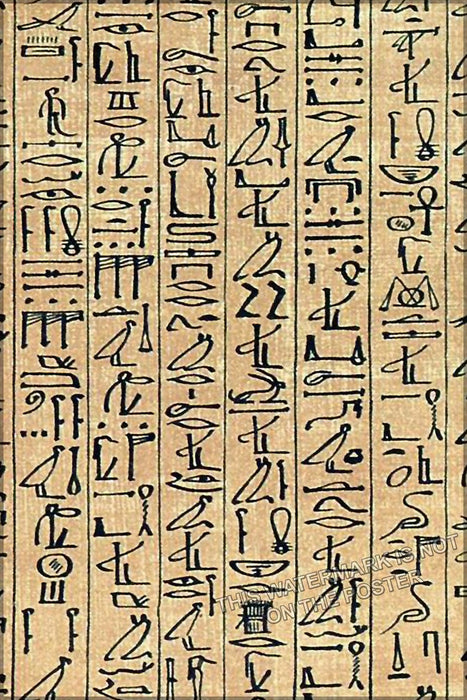 Poster, Many Sizes Available; Papyrus Of Ani, Egyptian Heiroglyphs