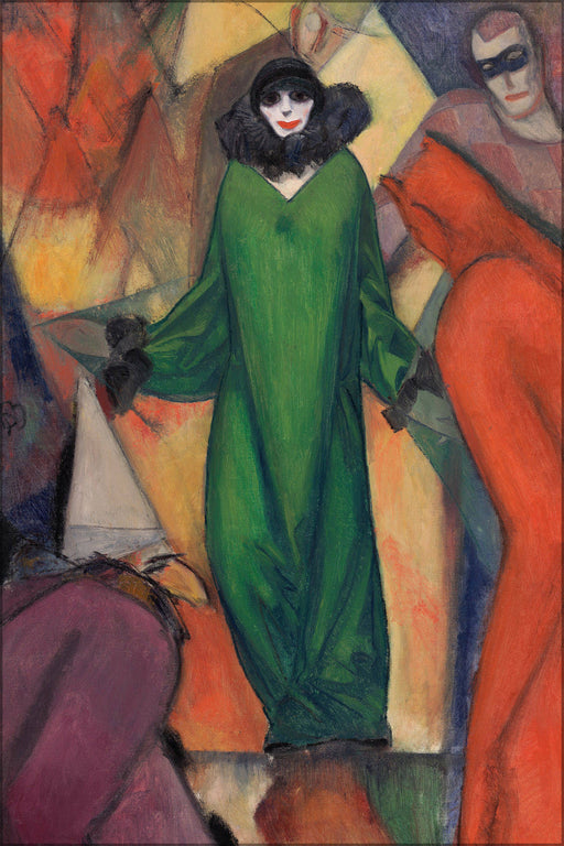 Poster, Many Sizes Available; Albert Bloch The Green Domino