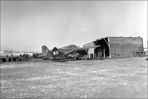 Poster, Many Sizes Available; Stinson Oy-1 Sentinel Douglas R4D Skytrain 1950 Korean War