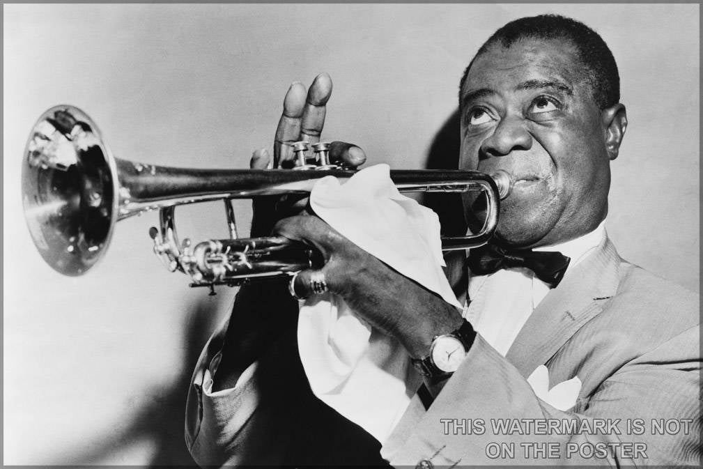 Poster, Many Sizes Available; Louis Armstrong[1] (August 4, 1901 â July 6, 1971),[2] Nicknamed Satchmo[3] Or Pops