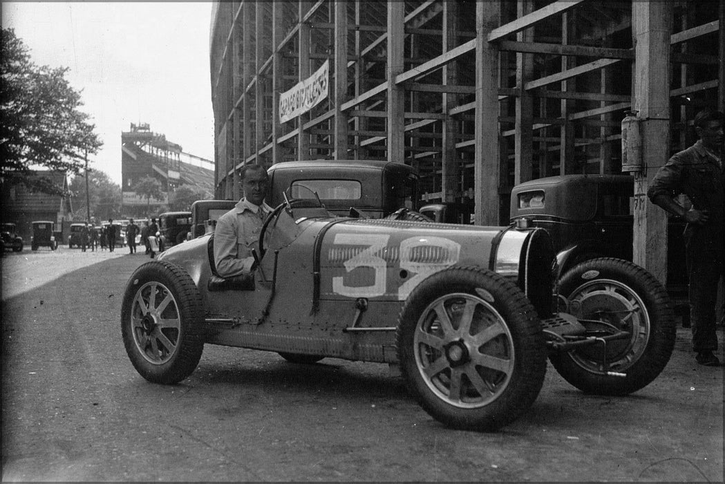 Poster, Many Sizes Available; Louis Chiron At The 1931 French Grand Prix