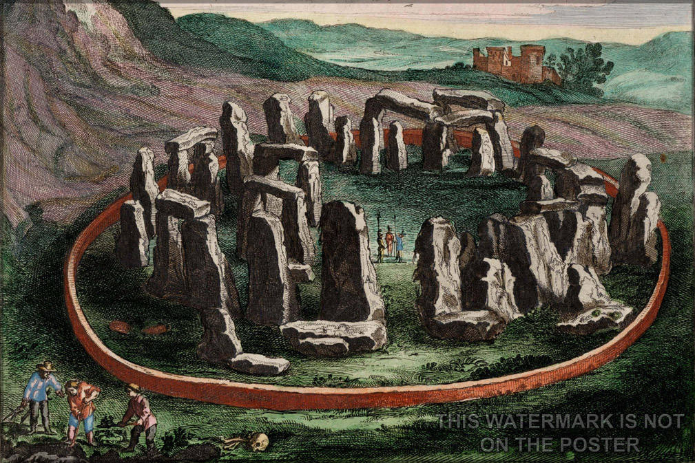 Poster, Many Sizes Available; Stonehenge C1649 Atlas Van Loon