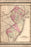 Poster, Many Sizes Available; Map Of New Jersey 1862