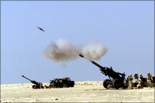 Poster, Many Sizes Available; M-198 Howitzer 11Th Marine Regiment