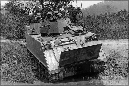 Poster, Many Sizes Available; M113 Armored Personnel Carrier Vietnam 1966 - Copy