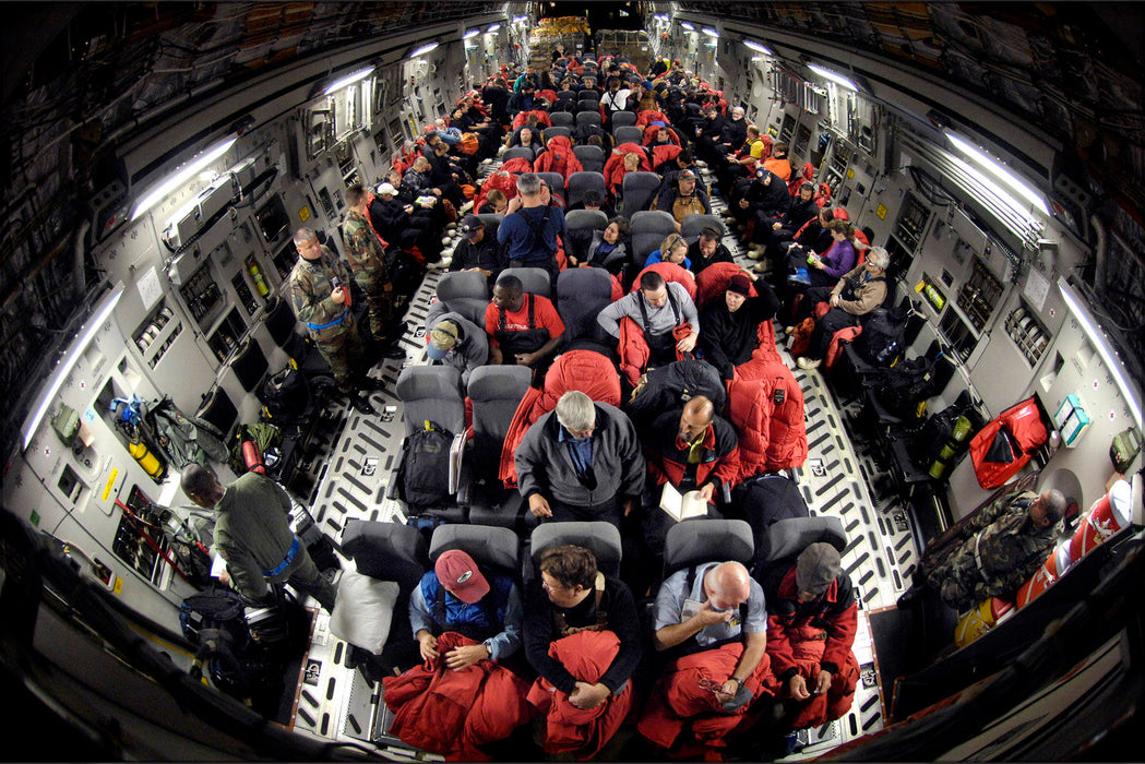 Poster, Many Sizes Available; C-17 Globemaster Iii Winter Fly-In Mcmurdo Station Antarctica