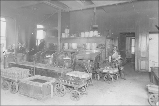 Poster, Many Sizes Available; Photograph Of Four San Francisco Mint Employees In The Melting And Refining Section Of The Mint. - Nara - 2965