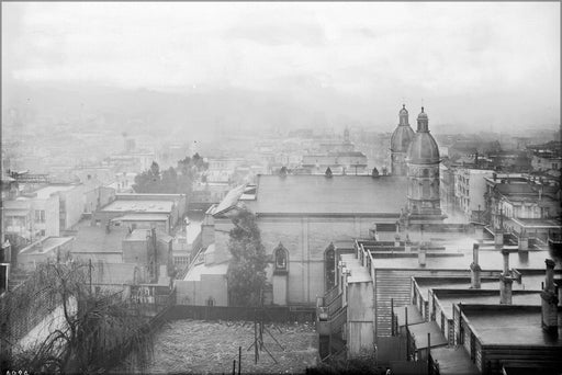 Poster, Many Sizes Available; General View Of San Francisco In The Evening From Russian Hill, Ca.1905 (Chs-4024) #031715