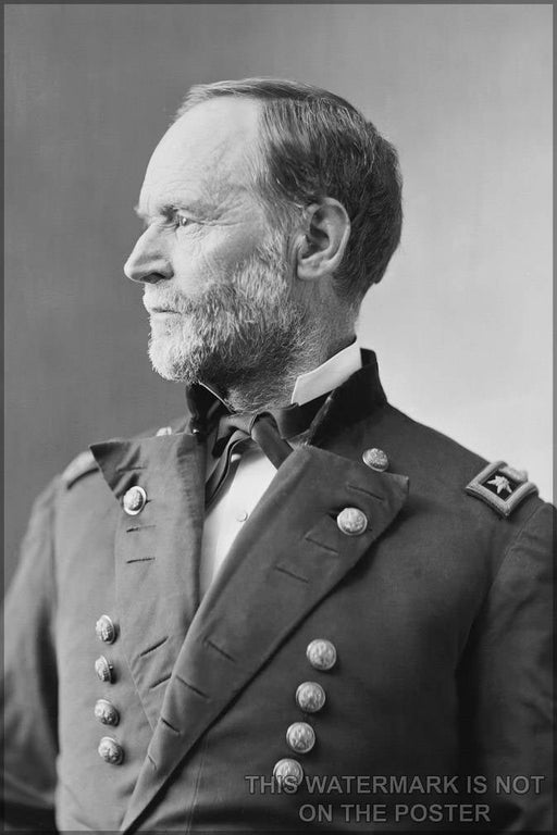 Poster, Many Sizes Available; General William Tecumseh Sherman P2