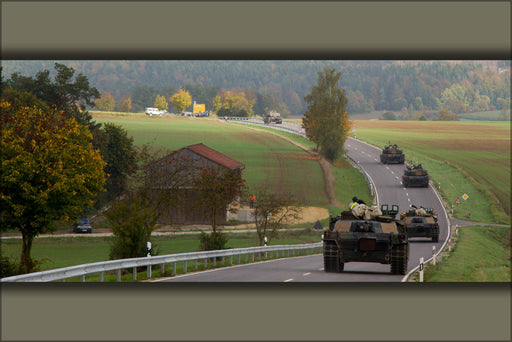 Poster, Many Sizes Available; M1A2 M1 Abrams Tanks, Combined Resolve Iii, Germany