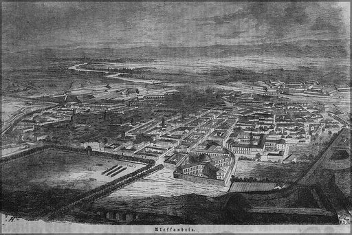 Poster, Many Sizes Available; Alexandria  1859 In German