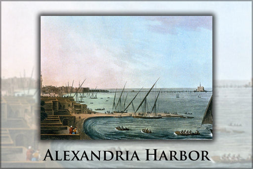 Poster, Many Sizes Available; Alexandria Harbor By Luigi Mayer