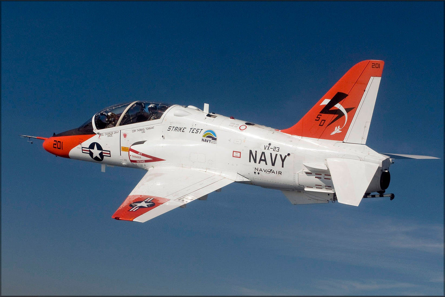 Poster, Many Sizes Available; T-45C Goshawk T-45 Salty Dogs Air Test Evaluation Sq (Vx) 23