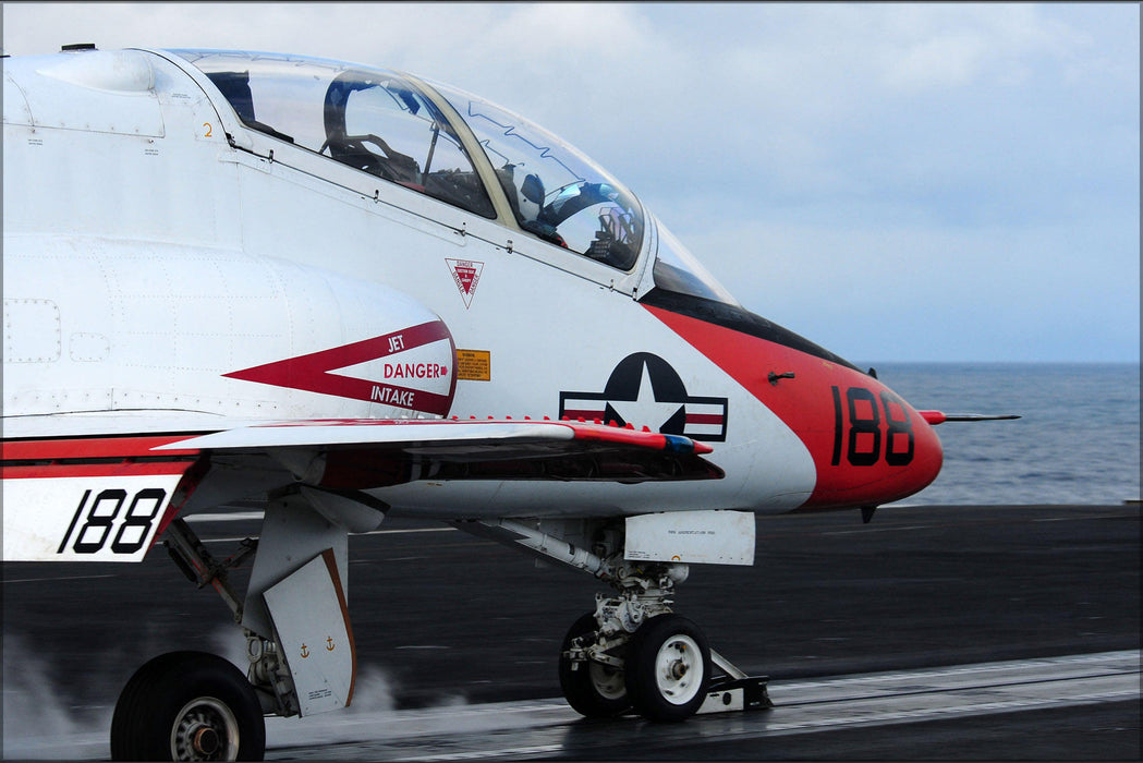 Poster, Many Sizes Available; T-45C Goshawk T-45 Vt-7 Carrier Uss Ronald Reagan (Cvn 76)