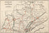 Poster, Many Sizes Available; Map Of Civil War In Kentucky & Tennessee