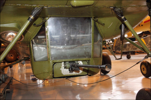 Poster, Many Sizes Available; Machine Gun In Gondola Of Mil Mi-4 Helicopter (Hr-1)