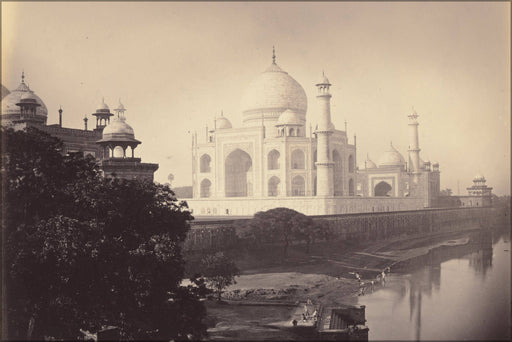 Poster, Many Sizes Available; Taj Mahal, Agra, India 1870