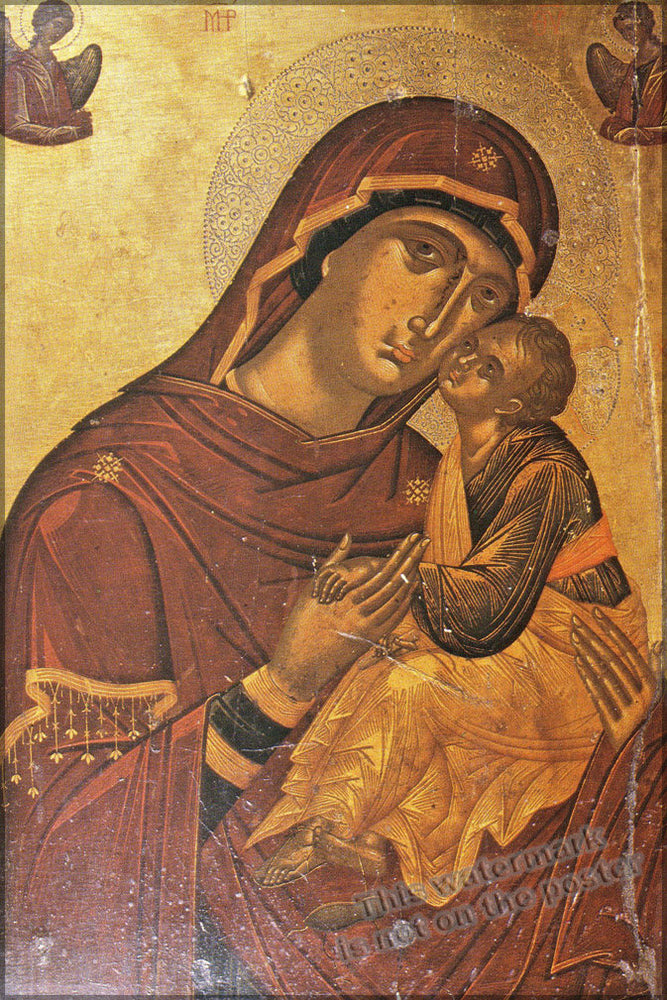 Poster, Many Sizes Available; Madonna And Child Byzantine