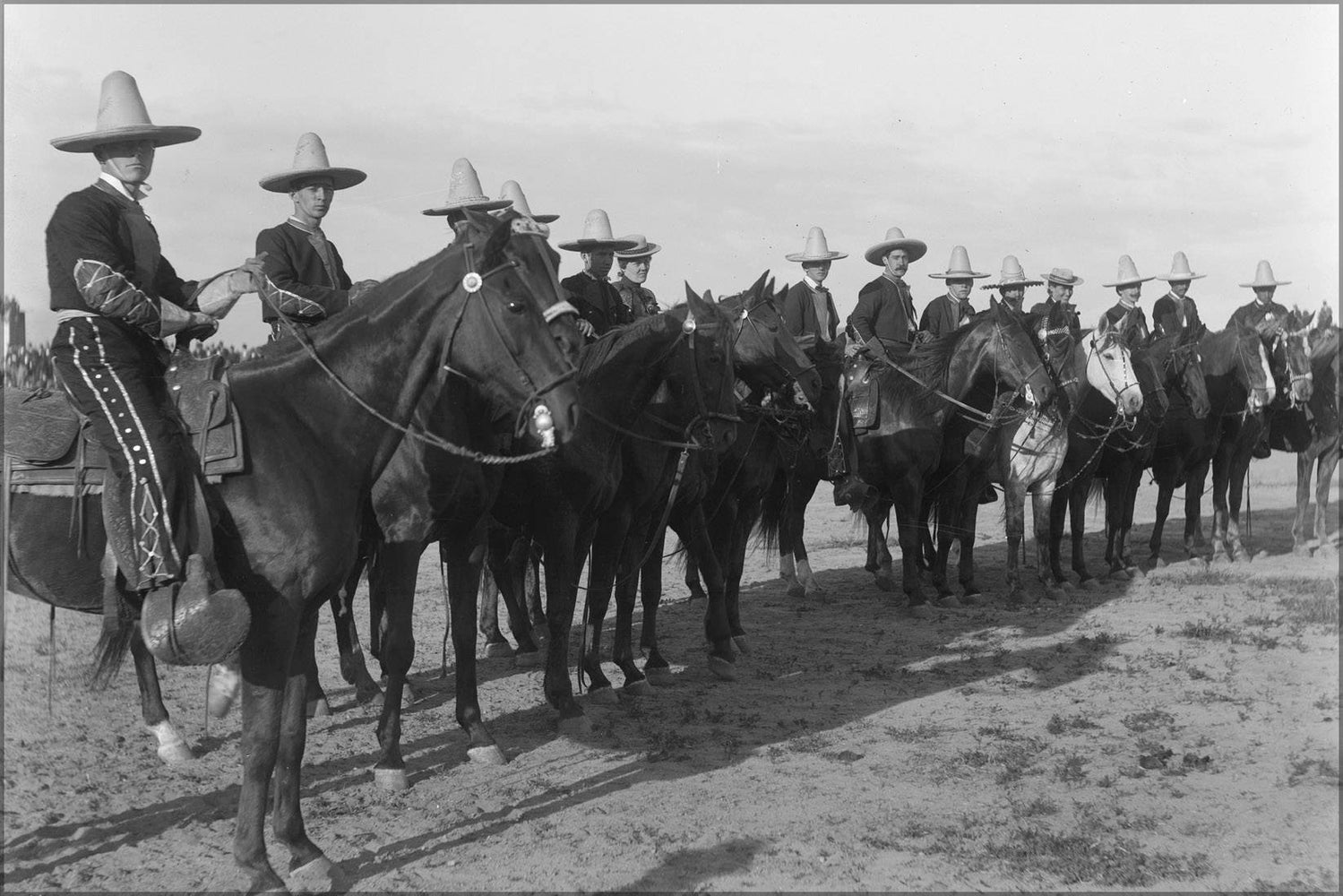 Poster, Many Sizes Available; Plummer&#39;S Vaquero Club During Los Angeles Fiesta, 1901 (Chs-1452) #031715