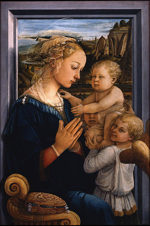 Poster, Many Sizes Available; Madonna And Child With Two Angels By Fra Filippo Lippi