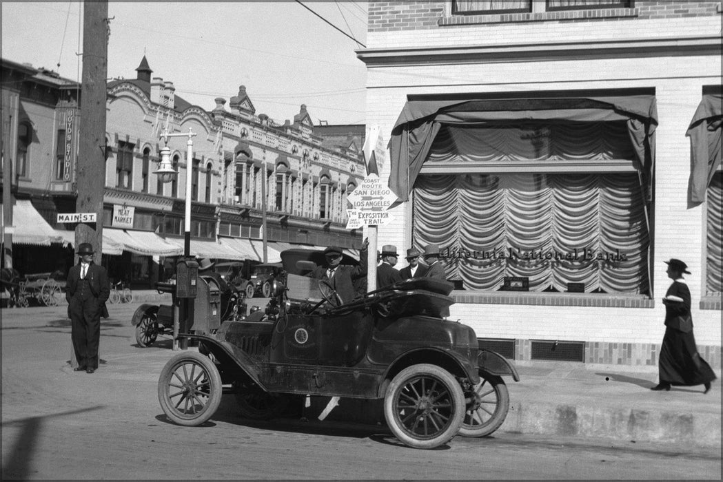 Poster, Many Sizes Available; Main Street, Los Angeles, 1916 (Aaa Ng 8328)  #031215