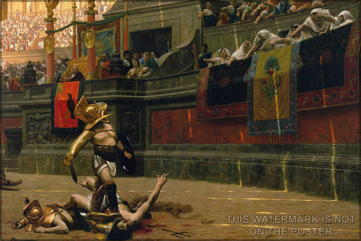 Poster, Many Sizes Available; Pollice Verso (Thumbs Down) By Jean-LÃ©on GÃ©rÃ´me, 1872