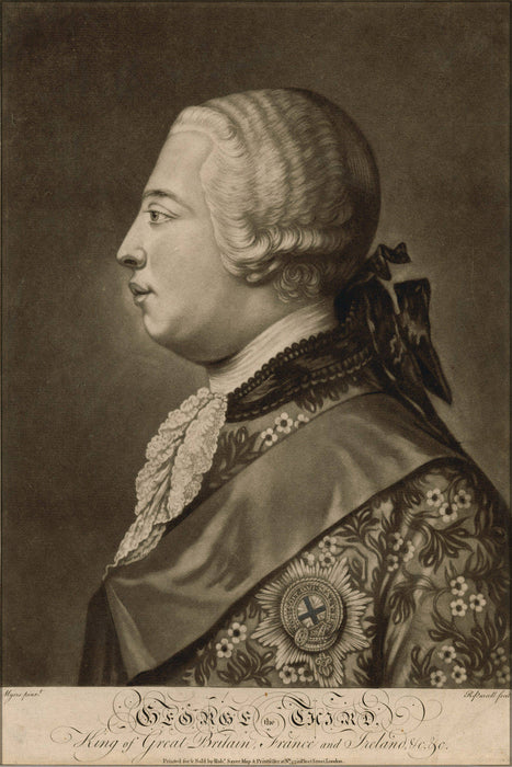 Poster, Many Sizes Available; George The Third, King Of Great Britain, France Ireland  1765