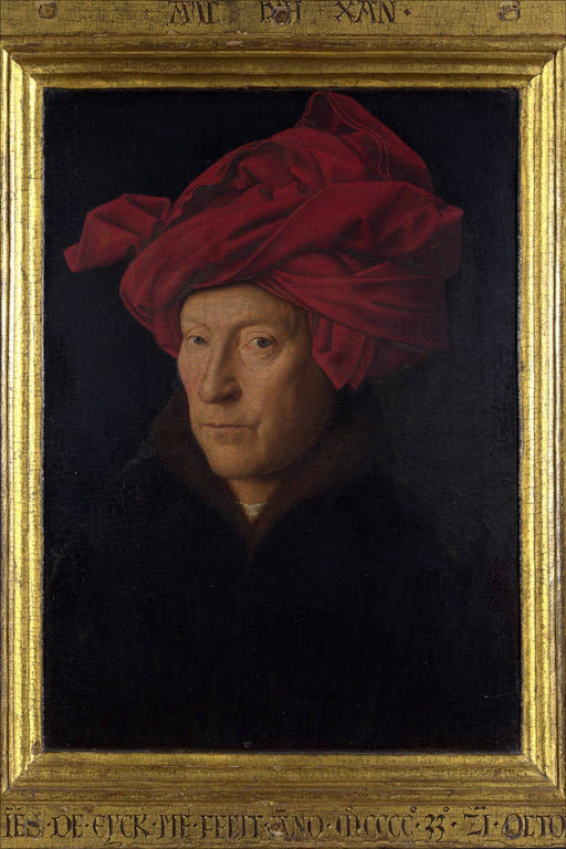 Poster, Many Sizes Available; Portrait Of A Man In A Turban, Oil Painting By Jan Van Eyck (1433)