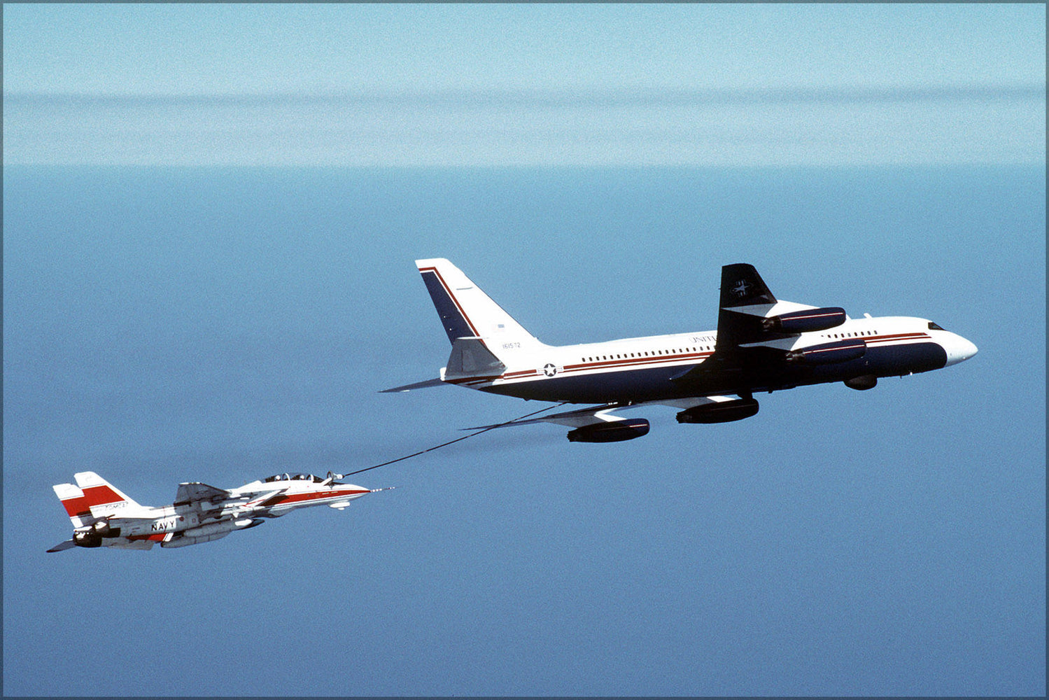 Poster, Many Sizes Available; Convair Uc-880 Refuels F-14D Super Tomcat Aircraft