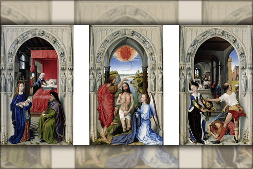 Poster, Many Sizes Available; Altar Of St. John By Rogier Van Der Weyden