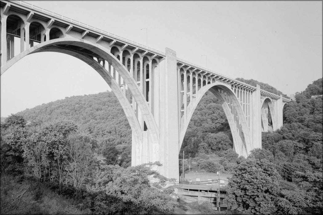 Poster, Many Sizes Available; George Westinghouse Bridge Haer Pa 446 361027Pu