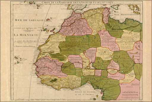 Poster, Many Sizes Available; Carte De La Florida, De La Louisiana Map 1780