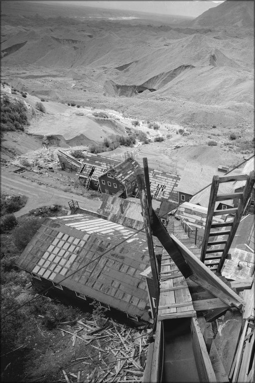 Poster, Many Sizes Available; 8. View Looking West Down High Grade Ore Chute To Leaching Plant Kennecott Copper Corporation, On Copper River