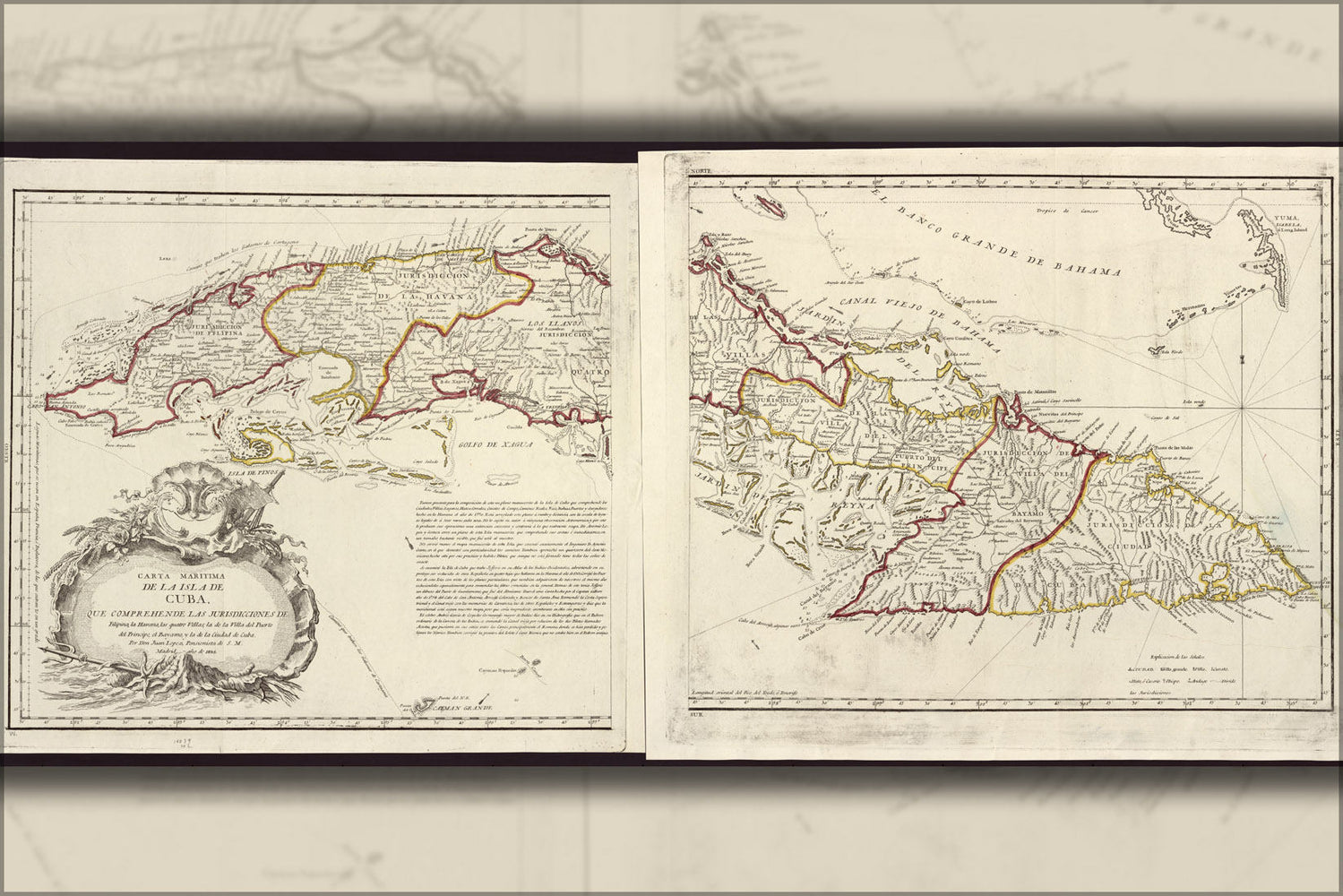 Poster, Many Sizes Available; Map Carta Maritima De La Isla De Cuba 1825