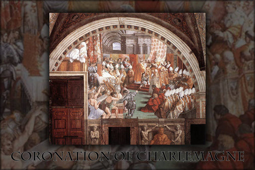 Poster, Many Sizes Available; Coronation Of Charlemagne, By Assistants Of Raphael , Circa 1516-1517