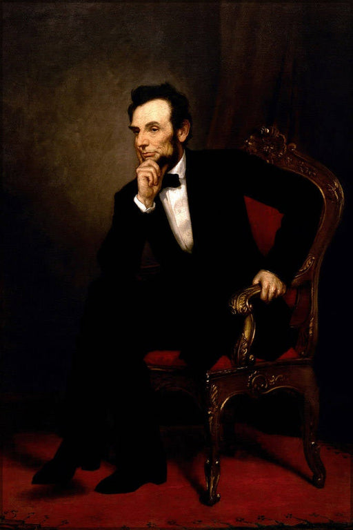 Poster, Many Sizes Available; President Abraham Lincoln Painting By George Peter Alexander Healy In 1869