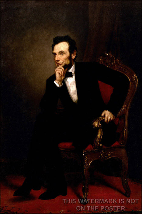 Poster, Many Sizes Available; President Abraham Lincoln Portrait George P. A. Healy (1818â1894)